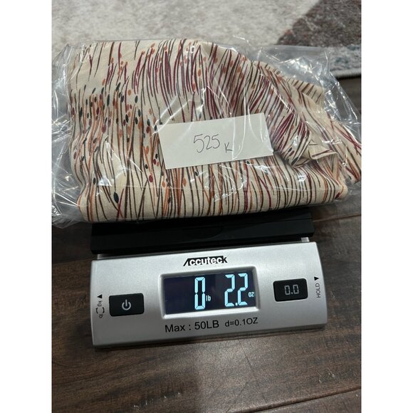 Y2K Artsy Short Sleeve Blouse Abstract Grass Print Beige Multicolor Top - Picture 7 of 7